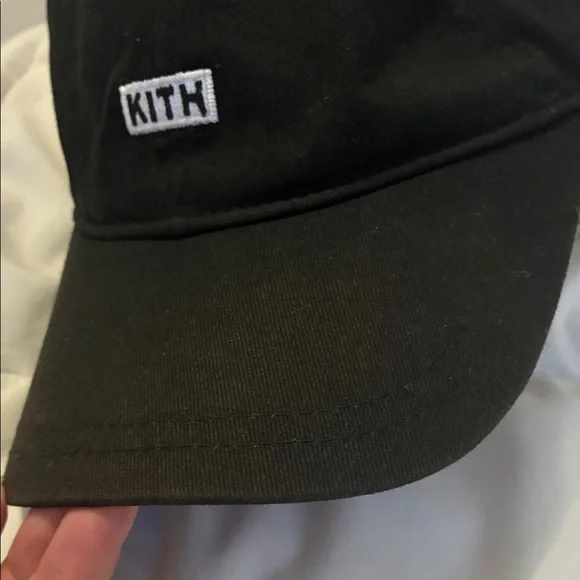 Kith Classic Cotton Hat in Black - Picture 6 of 9
